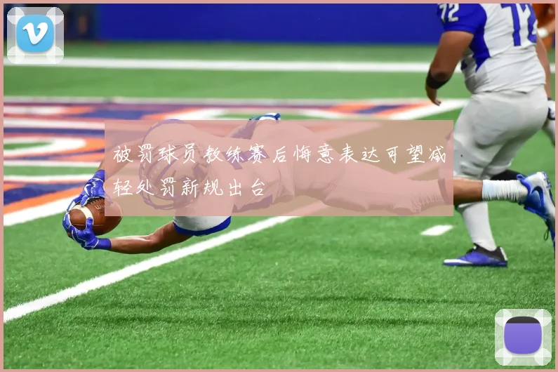 被罚球员教练赛后悔意表达可望减轻处罚新规出台